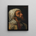 Portrait eines arabischen Mannes - Horace Vernet — gerahmtes Bild an der Wand