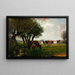 Vieh auf der Weide - Horatio Walker — gerahmtes Bild an der Wand
