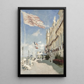 Hotel des Roches Noires, Trouville by Claude Monet