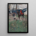 Ein Kai der Plantage in Virginia - Howard Pyle — gerahmtes Bild an der Wand