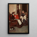 Und wer wird sie unterstützen, fragte Frau Barkley - Howard Pyle — gerahmtes Bild an der Wand