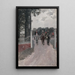 Abfahrt von Mount Vernon zum Kongress der Kolonien - Howard Pyle — gerahmtes Bild an der Wand