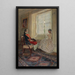 Washington und Mary Philipse - Howard Pyle — gerahmtes Bild an der Wand