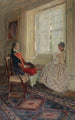 Washington und Mary Philipse - Howard Pyle — Ansicht des Kunstwerks