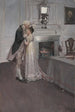 Washington und Nellie Custis - Howard Pyle — Ansicht des Kunstwerks