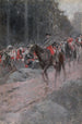 La Retraite de Washington de Great Meadows - Howard Pyle — Ansicht des Kunstwerks