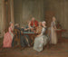 Ein Spiel mit Quadrille - Hubert François Gravelot — Ansicht des Kunstwerks