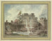 Eine römische Fontaine mit einer Frau, die Wasser sammelt - Hubert Robert — Ansicht des Kunstwerks