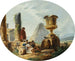 Landschaft mit Soldaten und einer Pyramide - Hubert Robert — Ansicht des Kunstwerks
