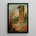 Lavandières - Hubert Robert — gerahmtes Bild an der Wand