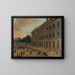 Recreation der Gefangenen von Saint-Lazare, das Ballspiel - Hubert Robert — gerahmtes Bild an der Wand