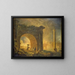 Römische Ruinen - Hubert Robert — gerahmtes Bild an der Wand