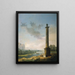 Die Säule - Hubert Robert — gerahmtes Bild an der Wand