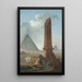 La Farandole parmi les monuments égyptiens - Hubert Robert — gerahmtes Bild an der Wand