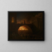L'incendie de Rome - Hubert Robert — gerahmtes Bild an der Wand