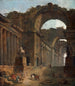 Die Fontänen - Hubert Robert — Ansicht des Kunstwerks