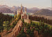 Vue du château de Neuschwanstein - Hubert Sattler — Ansicht des Kunstwerks
