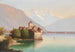 Vue sur le château de Chillon au lac Léman - Hubert Sattler — Ansicht des Kunstwerks