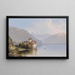 Château de Chillon - Hubert Sattler — gerahmtes Bild an der Wand