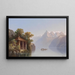 Chapelle de Tell sur le lac des Quatre-Cantons - Hubert Sattler — gerahmtes Bild an der Wand