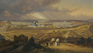 Hubert Sattler - View Of Jerusalem From The Mount Of Olives.webp