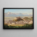 Ansicht von Salzburg - Hubert Sattler — gerahmtes Bild an der Wand