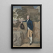 Frederick North, später fünfter Graf von Guilford in Rom - Hugh Douglas Hamilton — gerahmtes Bild an der Wand