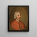 Henri Benoît Stuart Kardinal York - Hugh Douglas Hamilton — gerahmtes Bild an der Wand