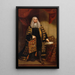 Portrait von John Fitzgibbon, Graf von Clare 1749-1802 - Hugh Douglas Hamilton — gerahmtes Bild an der Wand