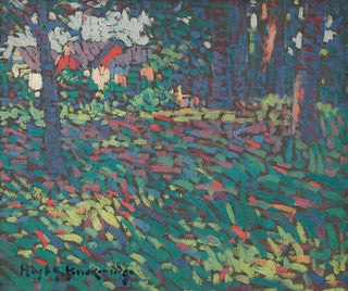 Sommerlandschaft in Langhorne, Pennsylvania - Hugh Henry Breckenridge — Ansicht des Kunstwerks