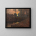 Abend - Hugh Huntington Howard — gerahmtes Bild an der Wand