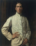 Selbstporträt in weißer Jacke - Hugh Ramsay — Ansicht des Kunstwerks