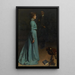 Die Dame in Blau, M. und Mme J. S. MacDonald - Hugh Ramsay — gerahmtes Bild an der Wand