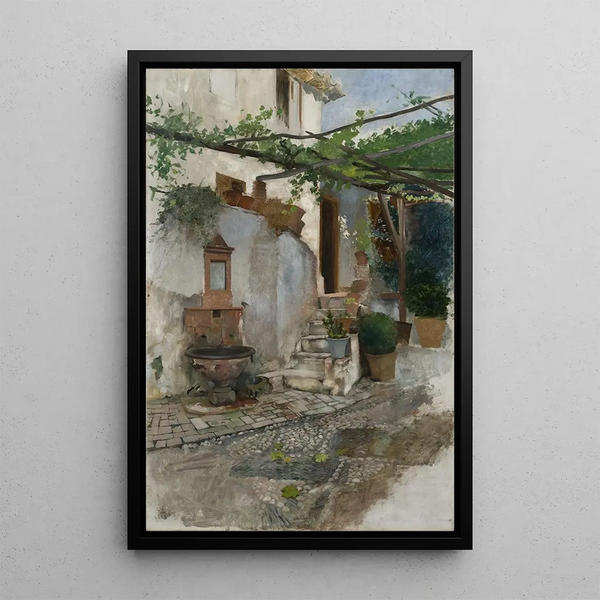 Hugo Birger - Farm Interior from the South of Spain.webp