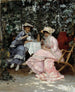 Sitzen unter der Laube - Hugo Birger — Ansicht des Kunstwerks