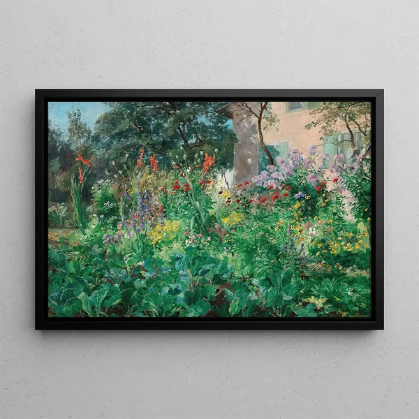 Gartenbauer - Hugo Charlemont — gerahmtes Bild an der Wand