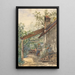 Depot der Pflanzen - Hugo Charlemont — gerahmtes Bild an der Wand