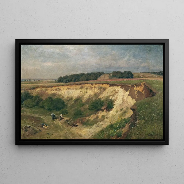 La Sablière - Hugo Darnaut — gerahmtes Bild an der Wand