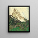 Le Cervin - Hugo Hodiener — gerahmtes Bild an der Wand