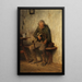 Der letzte Hauch - Hugo Kauffmann — gerahmtes Bild an der Wand