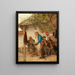 Le jeu de boules - Hugo Kotschenreiter — gerahmtes Bild an der Wand