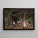 Eine Sitzung - Hugo Salmson — gerahmtes Bild an der Wand