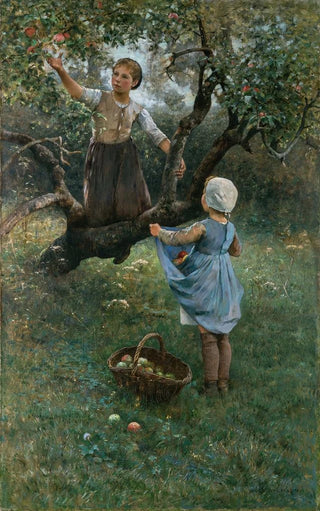 Hugo Salmson - Girls picking Fruit.webp