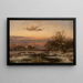 Plaisir einer Winternacht - Hugo Veit — gerahmtes Bild an der Wand