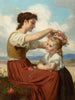 Krone aus Feldblumen - Hugues Merle — Ansicht des Kunstwerks