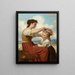 Krone aus Feldblumen - Hugues Merle — gerahmtes Bild an der Wand