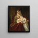 Affektion Mutter - Hugues Merle — gerahmtes Bild an der Wand