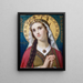 Sainte Elisabeth von Ungarn - Hugues Merle — gerahmtes Bild an der Wand