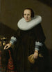 Portrait von Geertruyd Reael, Ehefrau von Philips Denijs - Huygh Pietersz Voskuyl — Ansicht des Kunstwerks