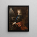 Portrait des Königs Friedrich IV. als Prinz - Hyacinthe Rigaud — gerahmtes Bild an der Wand